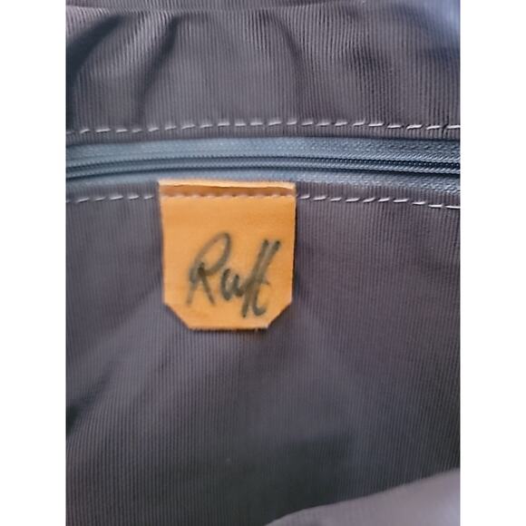 Vintage Mexican Leather Crossbody Bag Mid Century Rulf - Picture 6 of 12